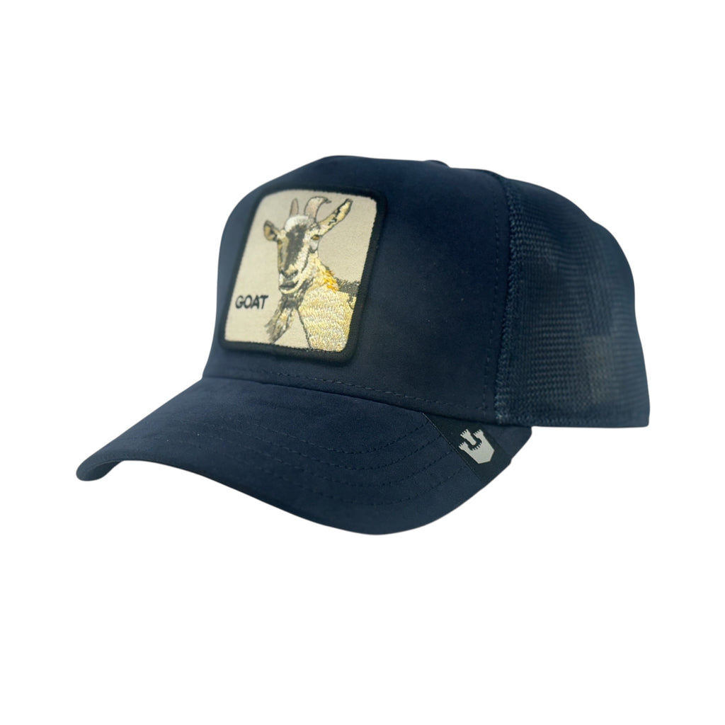 The Suede Goat Goorin Bros Hat-Navy