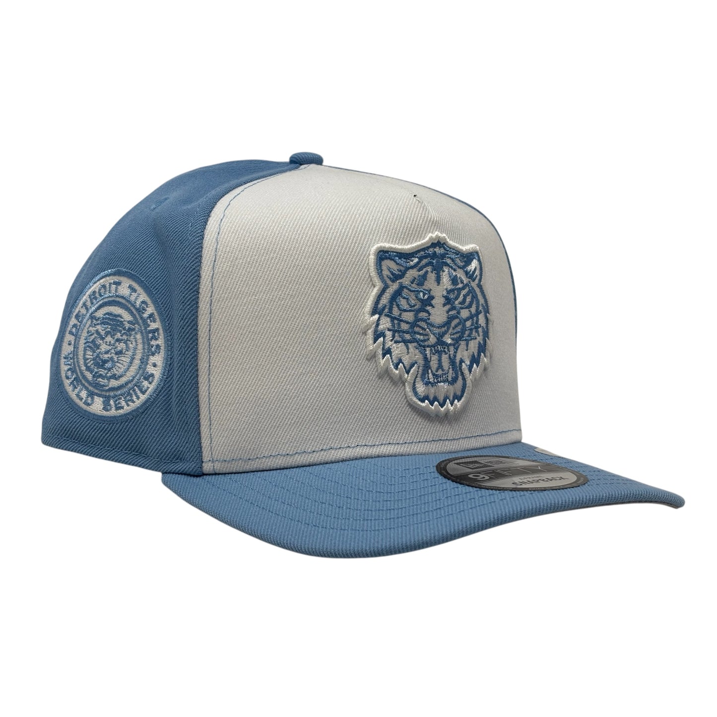 Detroit Tigers World Series 9Fifty A-Frame Snapback Hats-White Sky