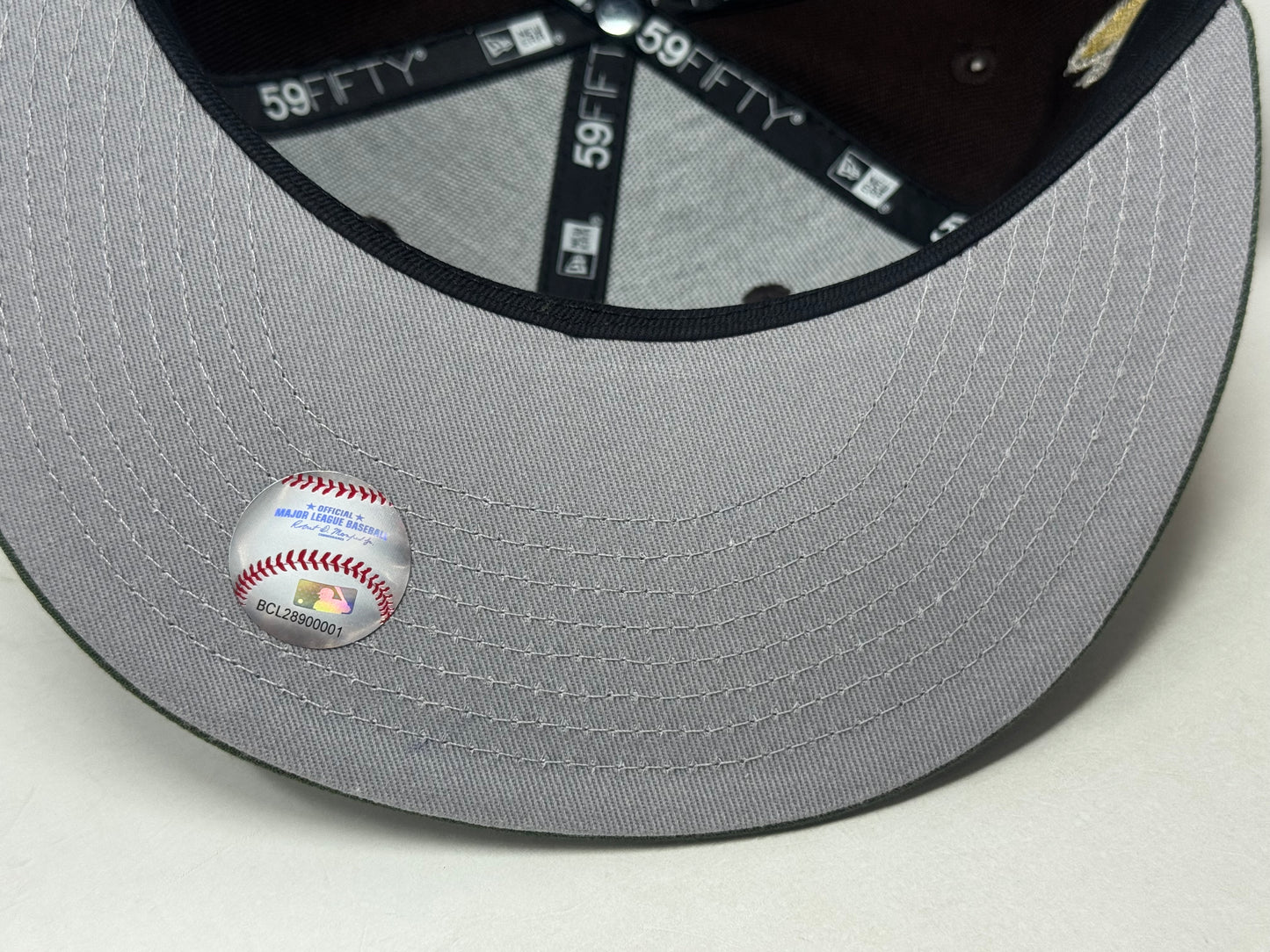 Chicago Cubs 2016  New Era Fitted Hat- Dark Brown/Olive