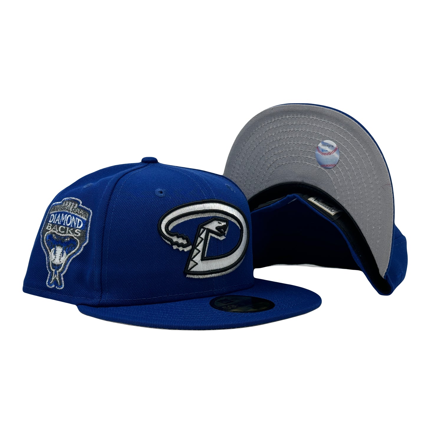Arizona Diamondbacks 1998 Inaugural Season Light Royal 59Fifty New Era Fitted Hat