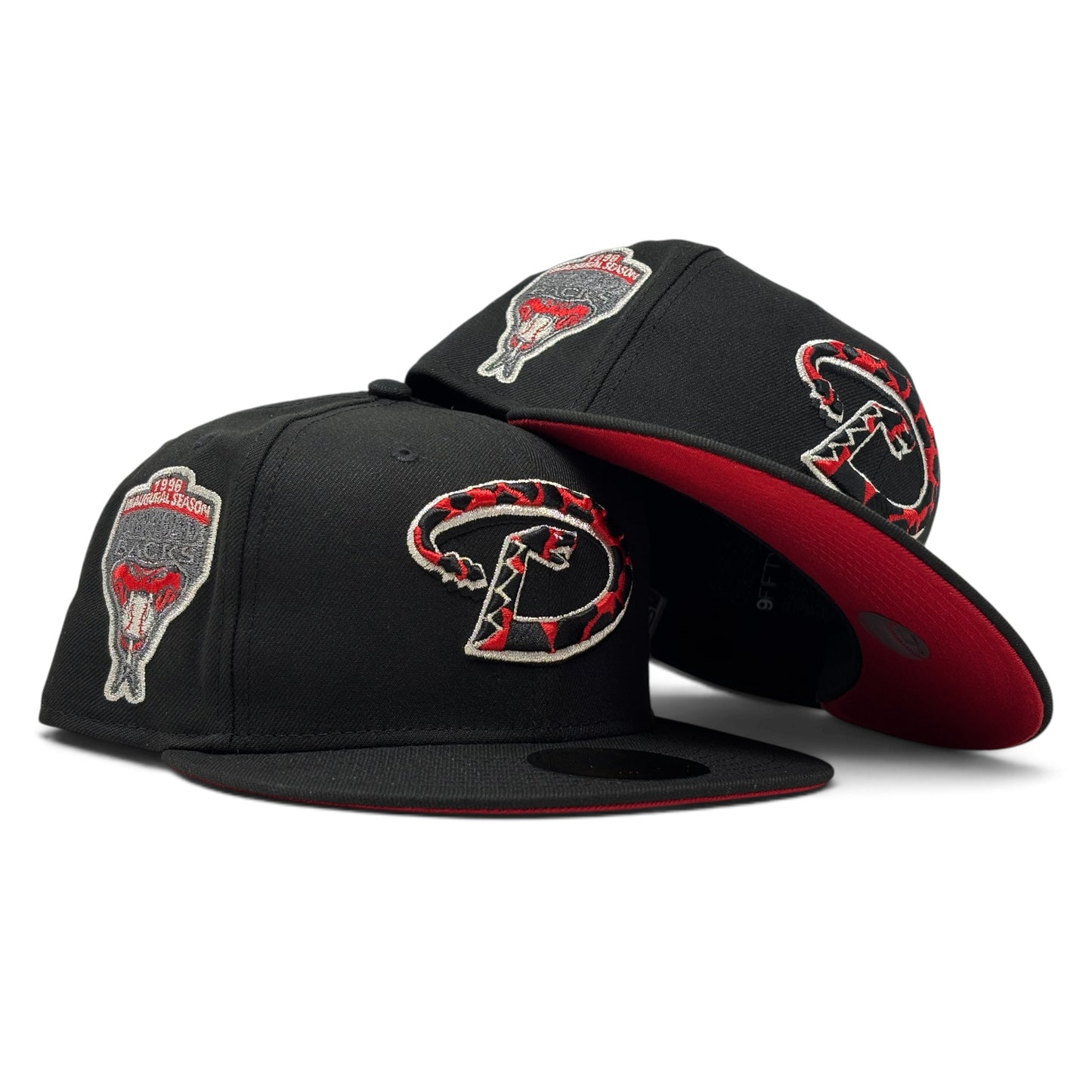 Arizona Diamondbacks 1998 Inaugural Season Red Brim 59Fiftty New Era Fitted