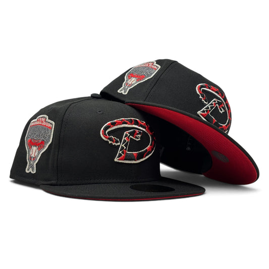 Arizona Diamondbacks 1998 Inaugural Season Red Brim 59Fiftty New Era Fitted