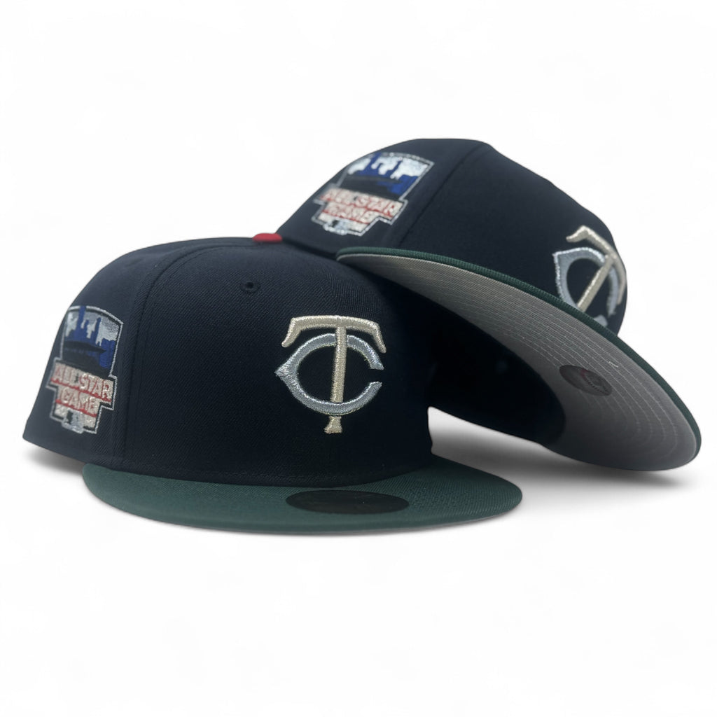 Minnesota Twins 2014 All Star Game 59Fifty Fitted Hats-Navy Green