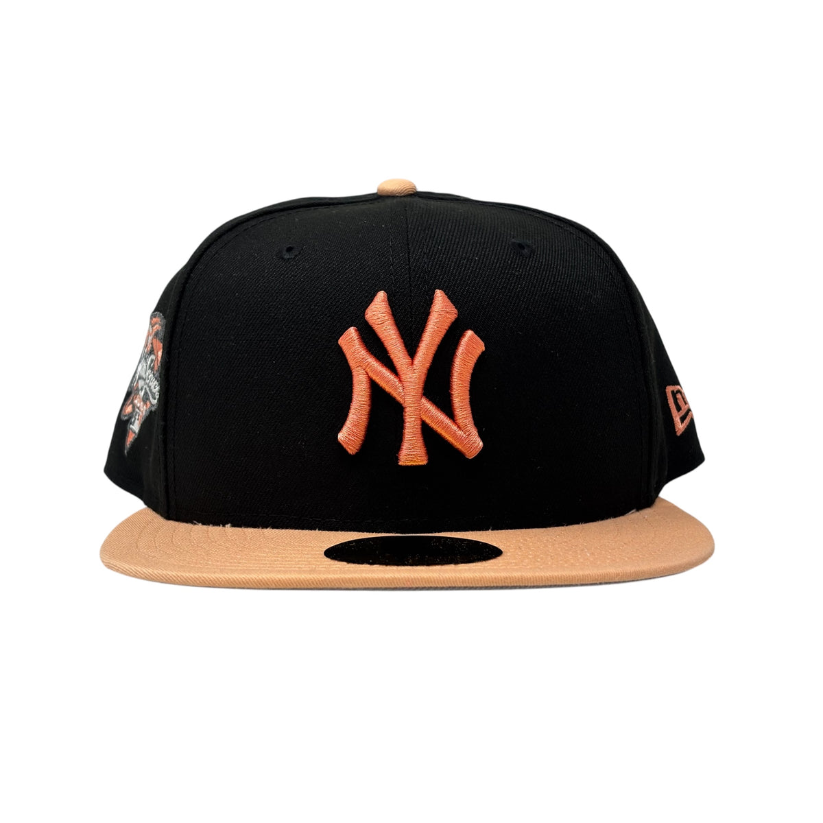 New York Yankees 2000 World Series 59Fifty New Era Fitted Hats- Black Peach