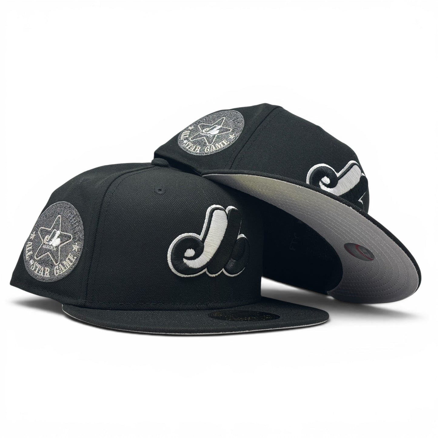 Montreal Expos 1982 All Star Game New Era Fitted Hats-Black
