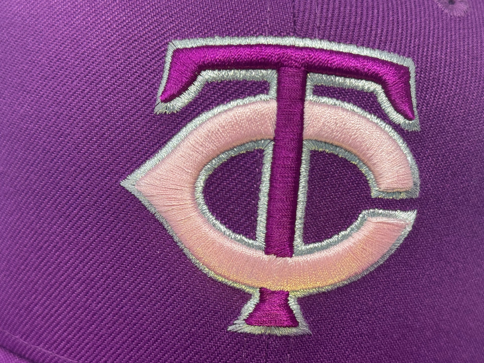 Minnesota Twins 40th Anniversary Sparkling Grape Fitted Hat