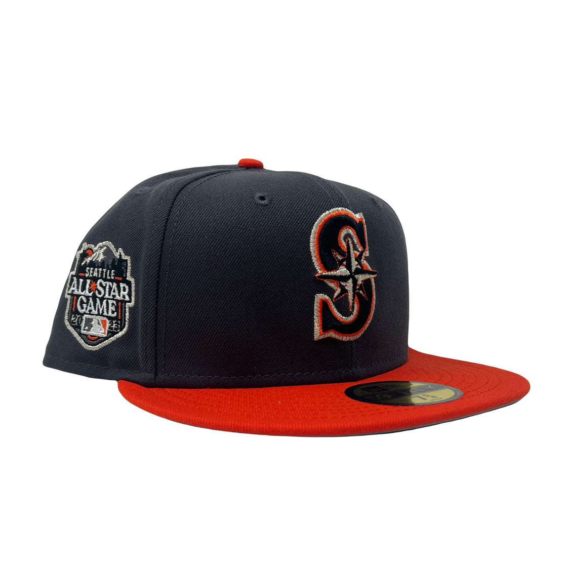 Seattle Mariners 2023 All Star Game 5950 New Era Fitted Hat Matching Air Jordan 3 Fear