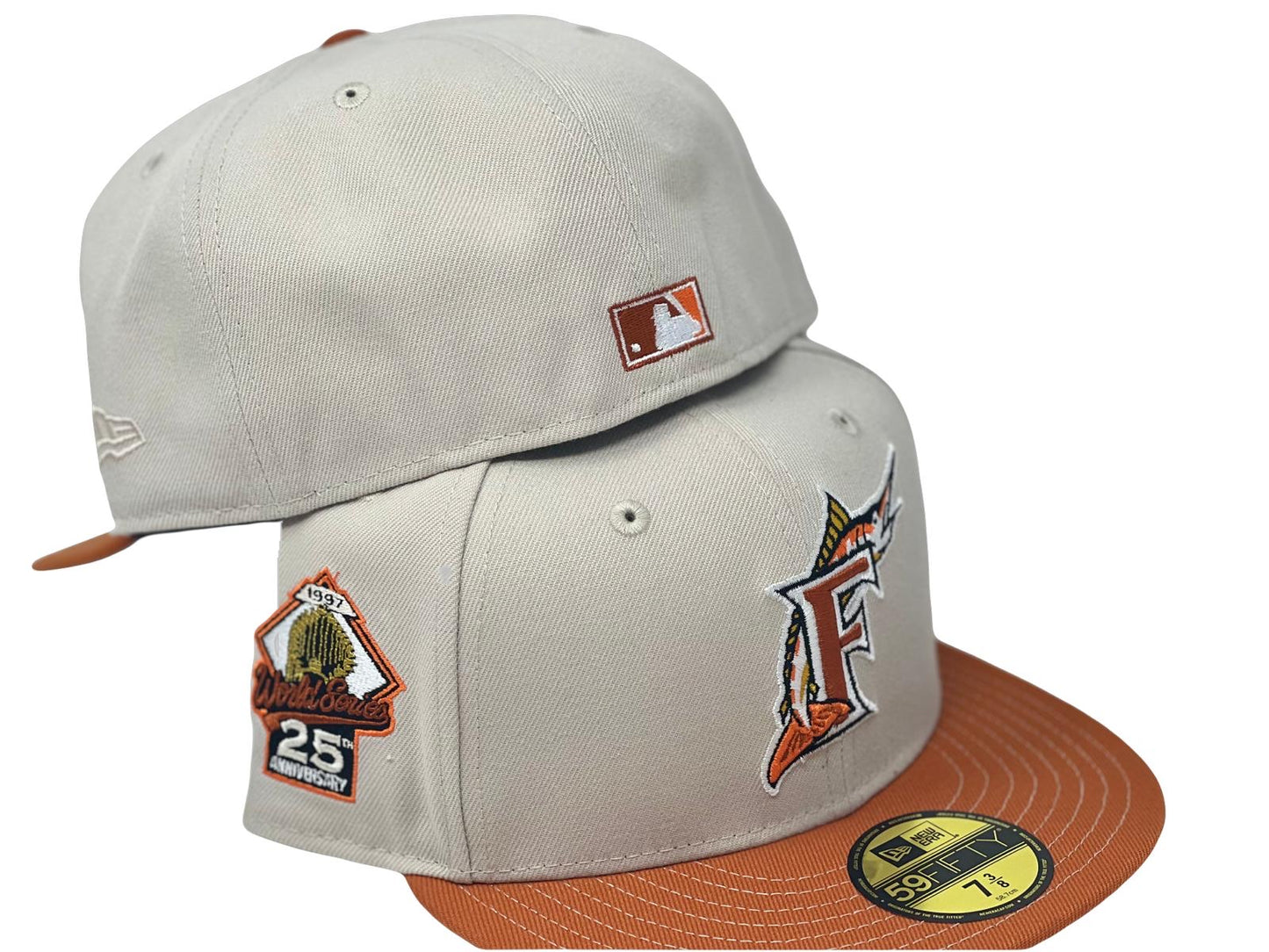 Florida Marlins 25th Anniversary "Pumpkin pack" 59Fifty New Era Fitted Hat