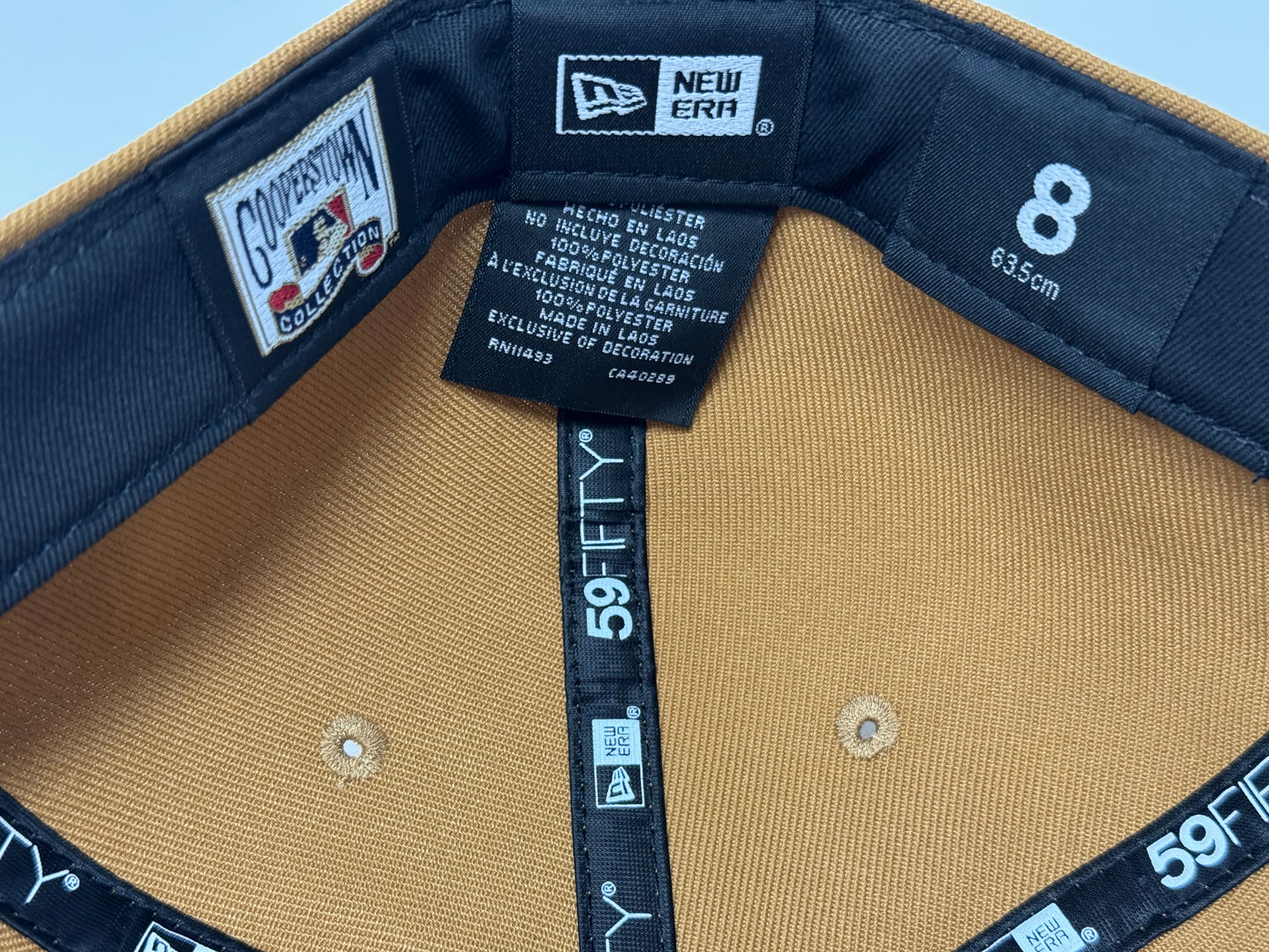 Toronto Blue Jays 1993 World Series Fitted Hats-Panama Tan