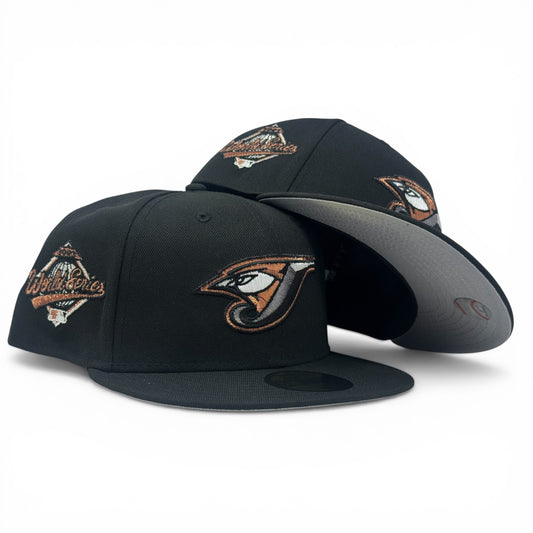 Toronto Blue Jays 1993 World Series Fitted Hats-Black