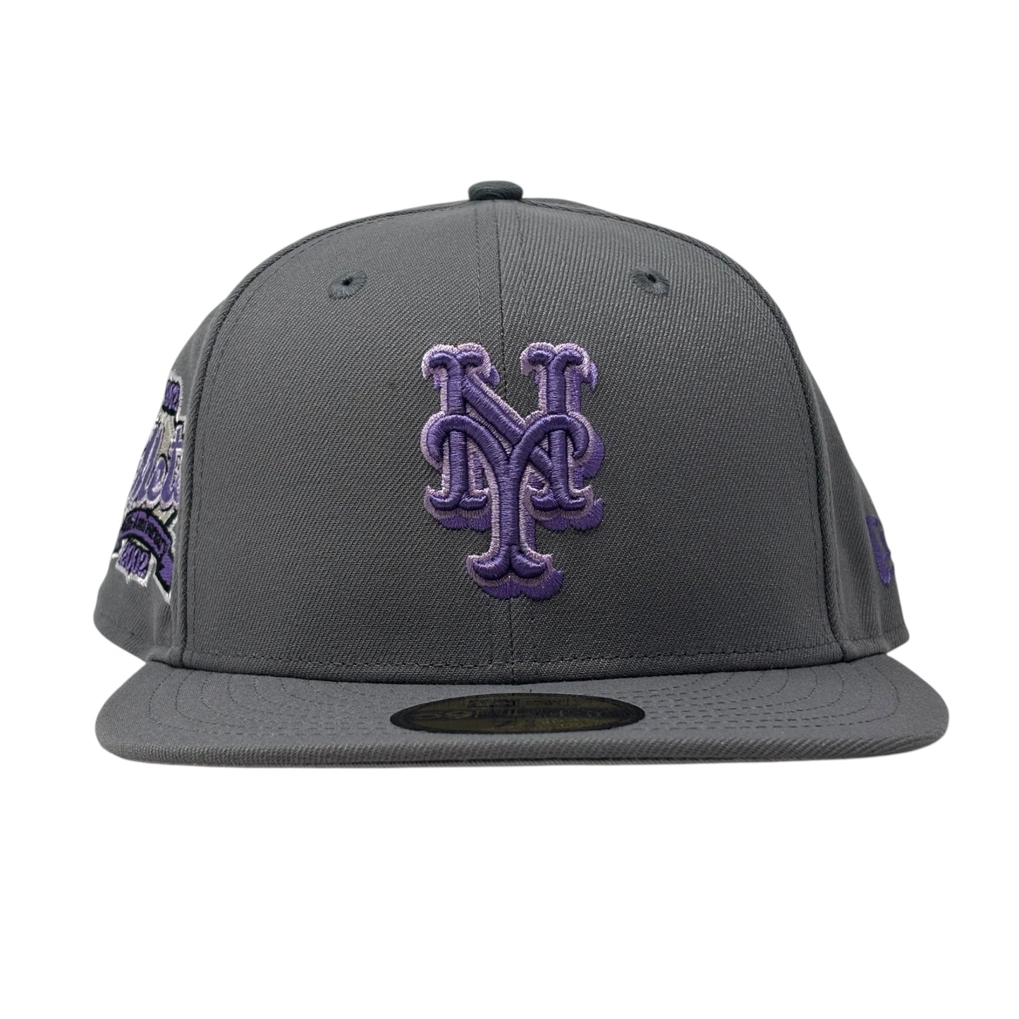 New York Mets 40th Anniversary 59Fifty New Era Fitted Hat-Gray Purple