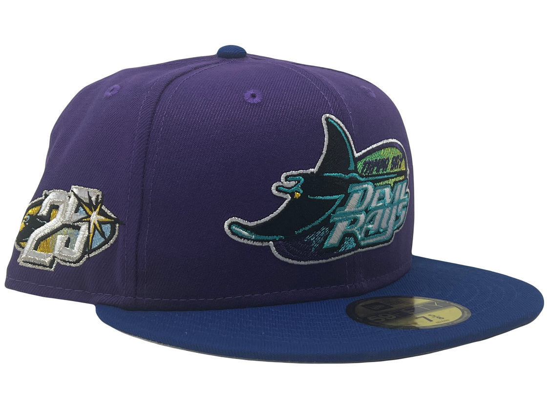 TAMPA BAY DEVIL RAYS 25TH ANNIVERSARY NEW ERA FITTED HAT