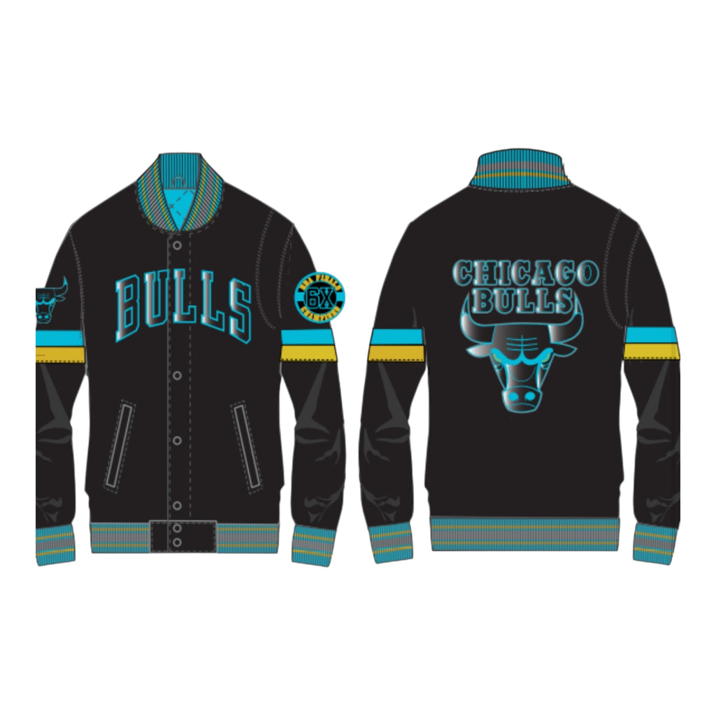 Chicago Bulls Starter Authentic Jacket to Match Jordan 11 Gamma