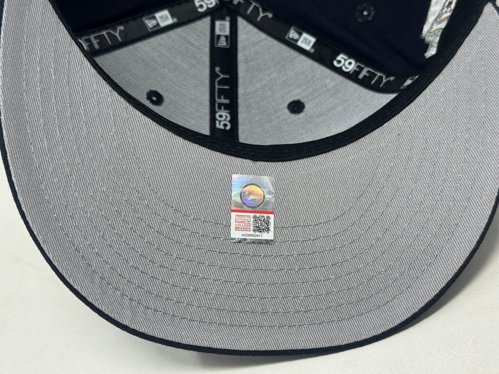 Syracuse 2003 Final Four 59FIFTY Navy Orange Pre-Curved New Era Fitted Hat