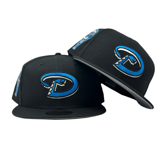 Arizona Diamondbacks 1998 Inaugural Season Gray Brim 59Fifty New Era Fitted Hat to Match 9
