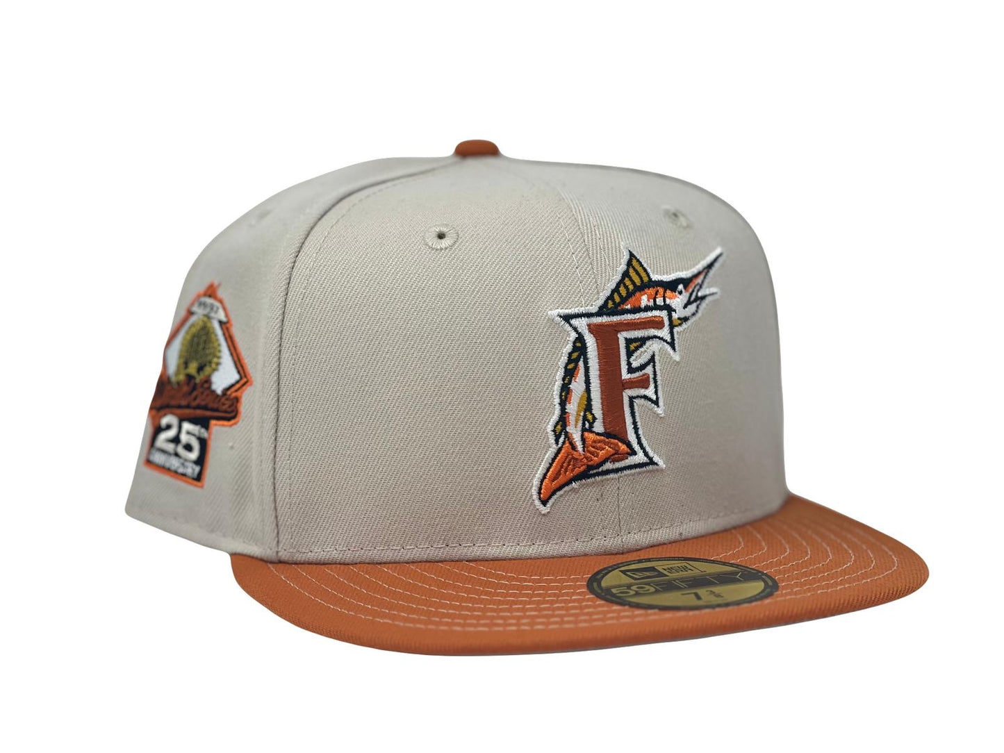 Florida Marlins 25th Anniversary "Pumpkin pack" 59Fifty New Era Fitted Hat