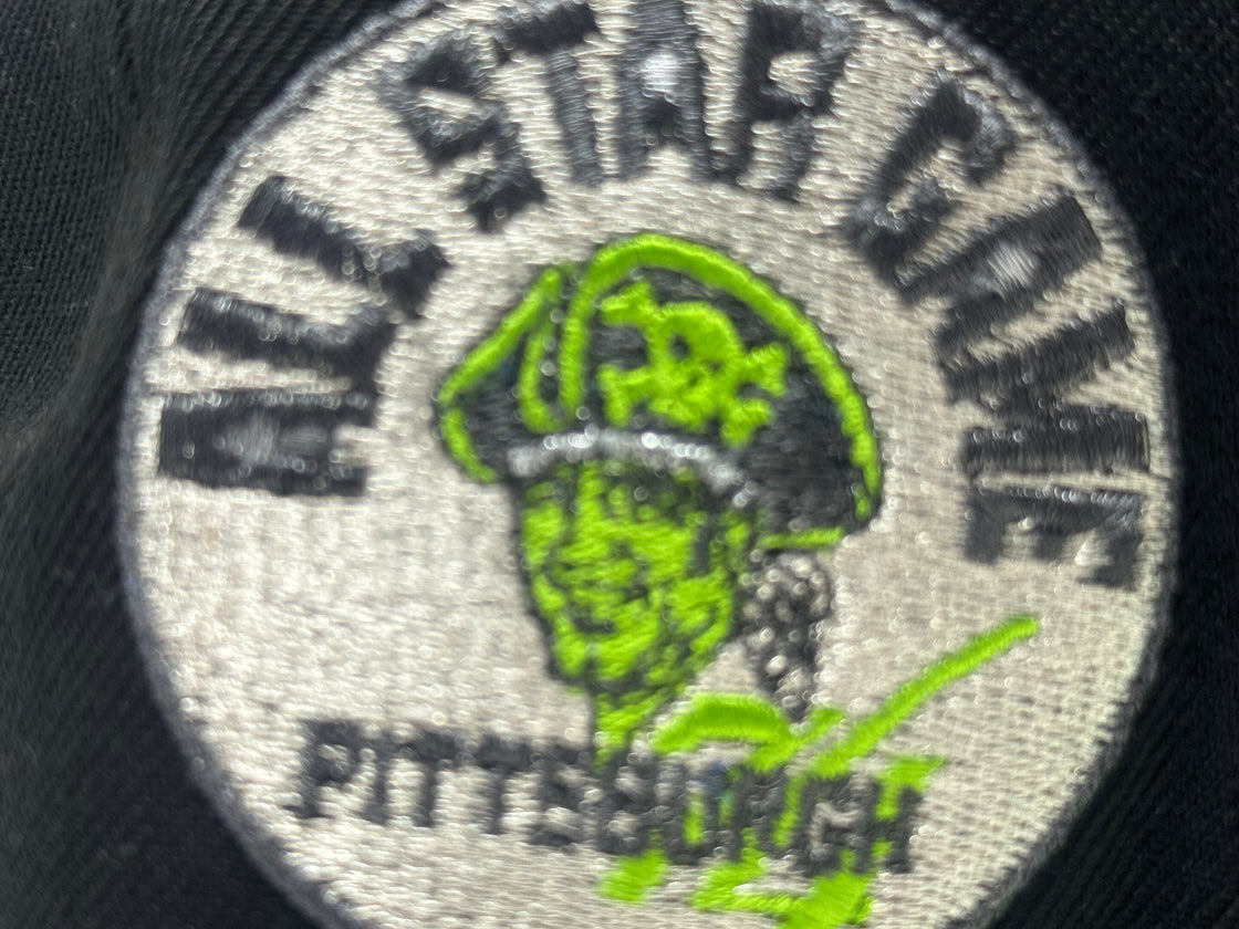 Pittsburgh Pirates 1974 All Star New Era Fitted Hats-Black Lime