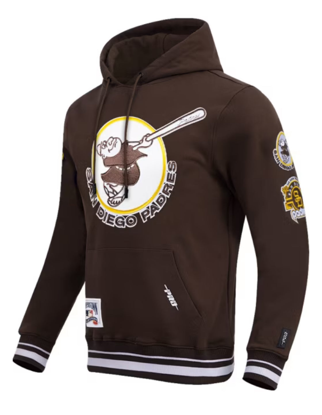 San Diego Padres Retro Classic Men's Rib Cropped Pro Standard Hoodie