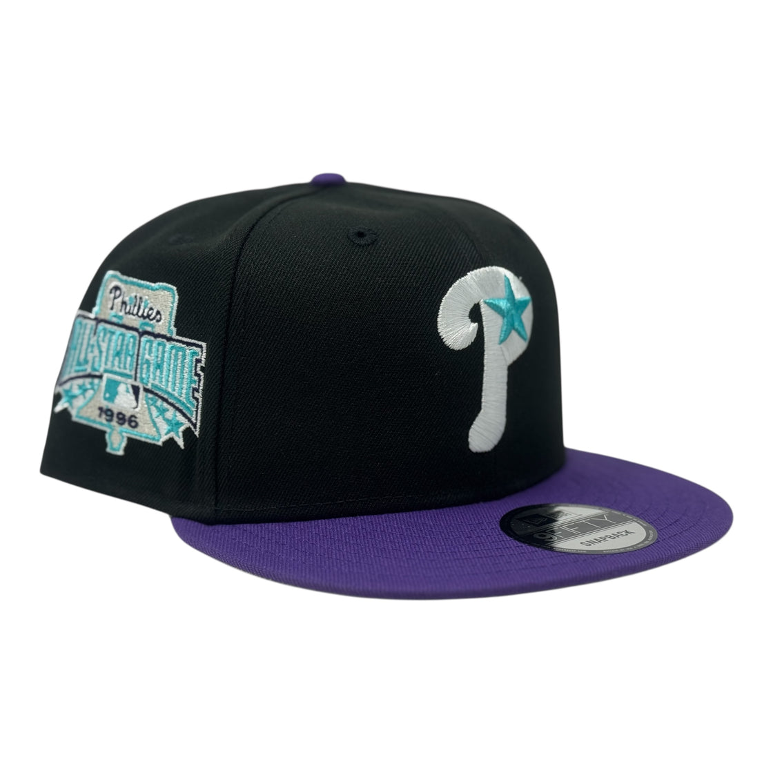 Philadelphia Phillies 1996 All Star Game Snapback Hat Match to Aqua 8