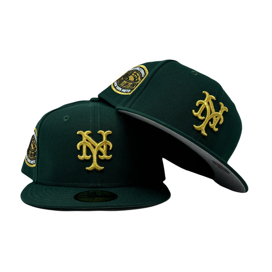 New York Mets 1969 World Series Dark Green 59Fifty New Era Fitted Hat
