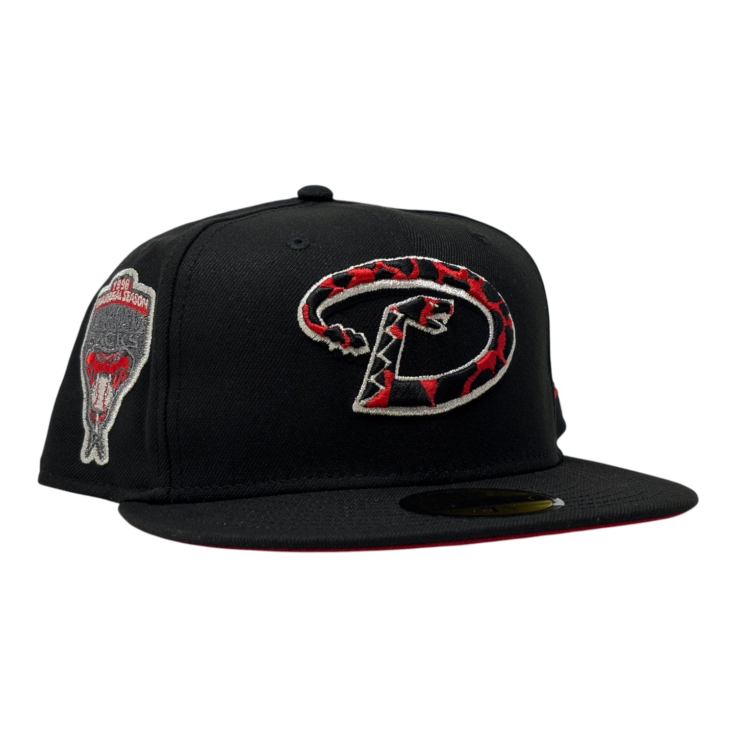 Arizona Diamondbacks 1998 Inaugural Season Red Brim 59Fiftty New Era Fitted