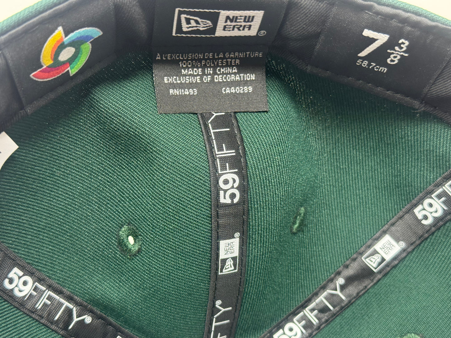 Team Mexico 2026 World Baseball Classic Fitted Hat by New Era-Green