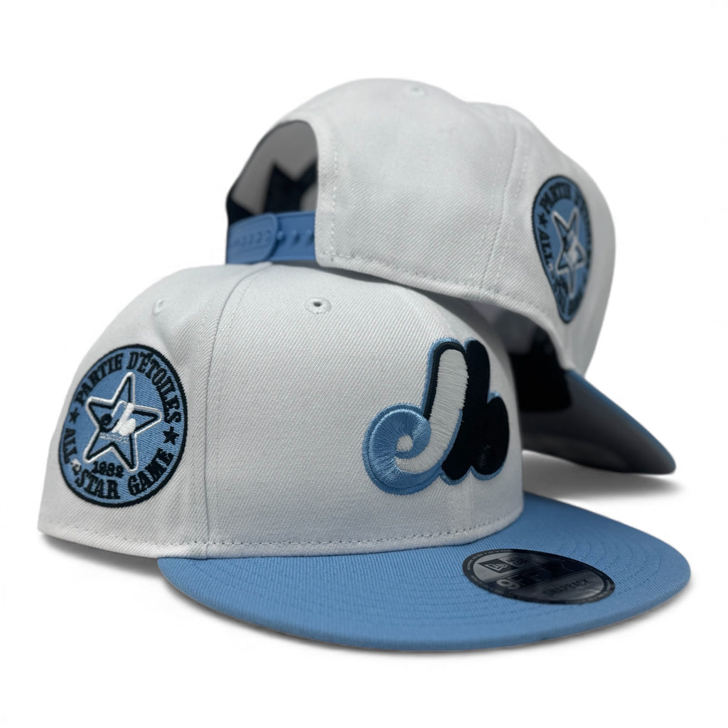 Montreal Expos 1982 All Star Game New Era Snapback Hat-White Sky