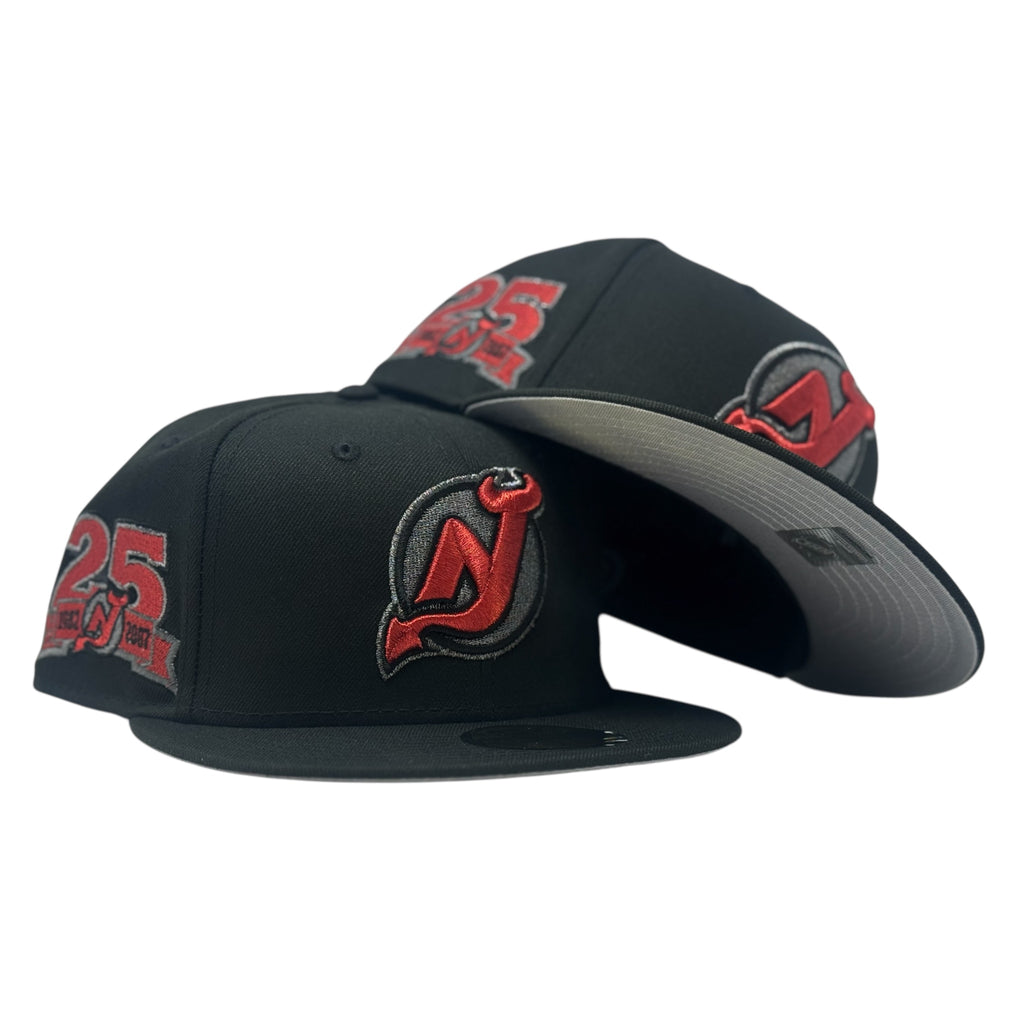 New Jersey Devils 25th Anniversary New Era Fitted Hats