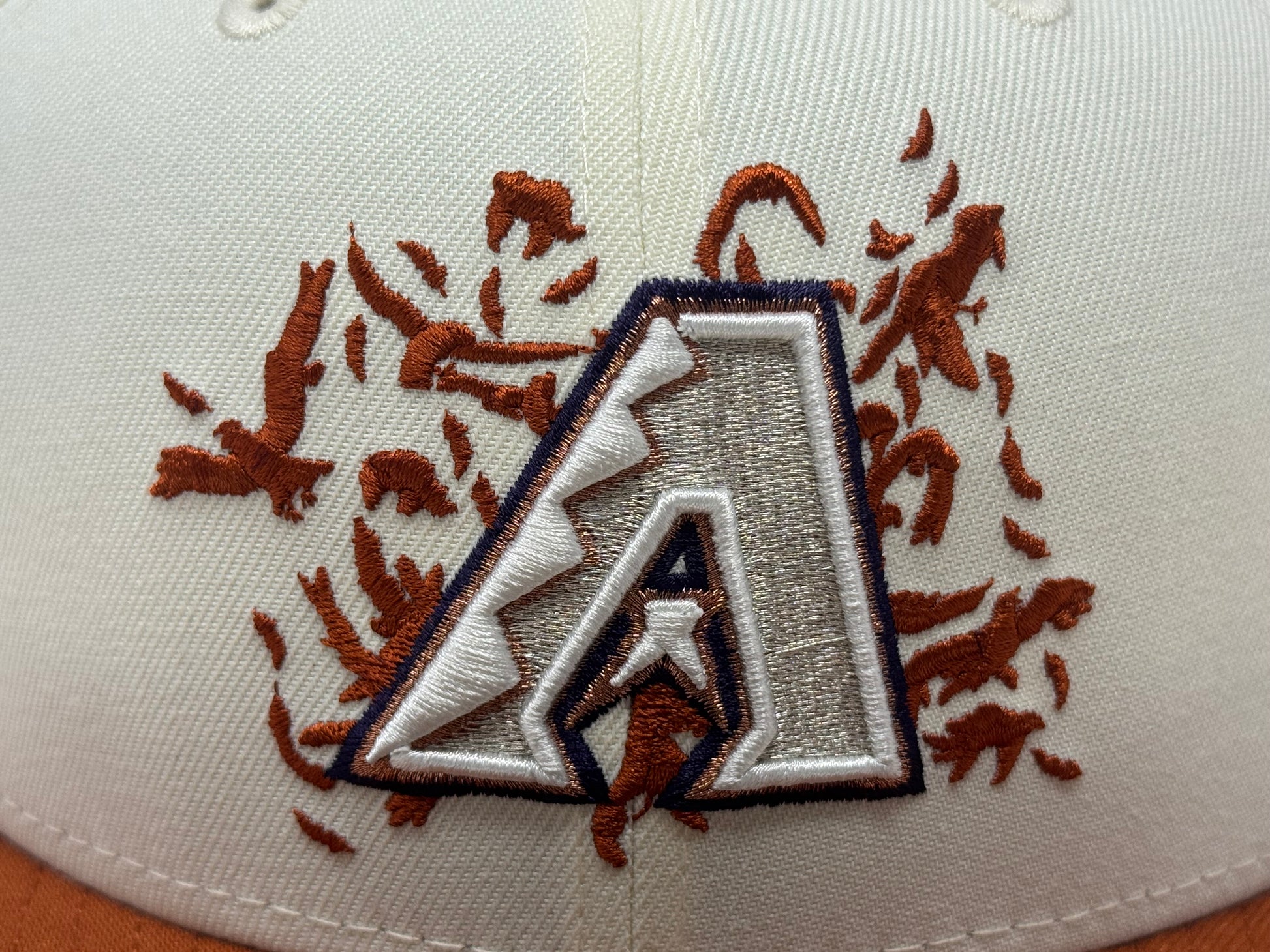 Arizona Diamondbacks "Halloween Pack" Snapback Hats-Off White Rust