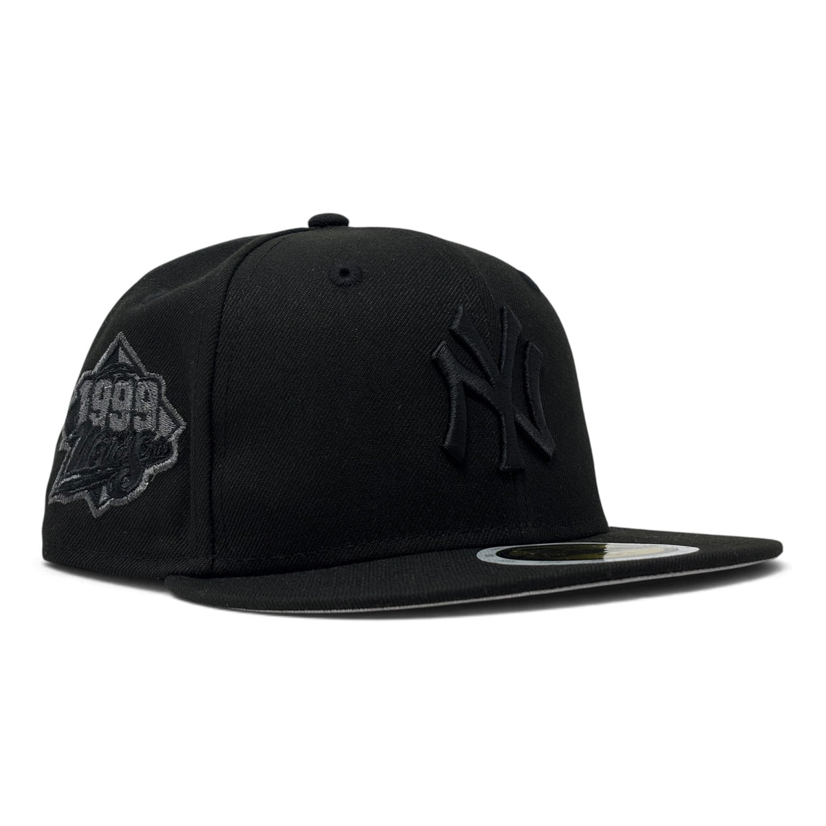 New York Yankees 1999 World Series New Era fitted Hat-All Black