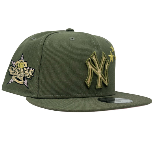 New York Yankees 2026 All Star Game Snapback Hats-Olive Green