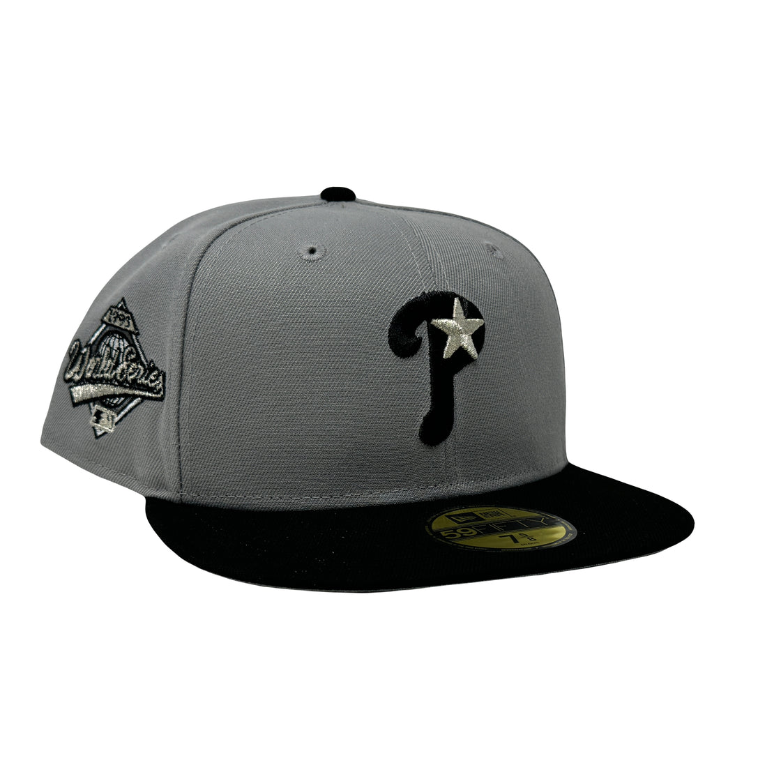 Philadelphia Phillies 1993 World Series Gray Black 59Fifty New Era Fitted Hat