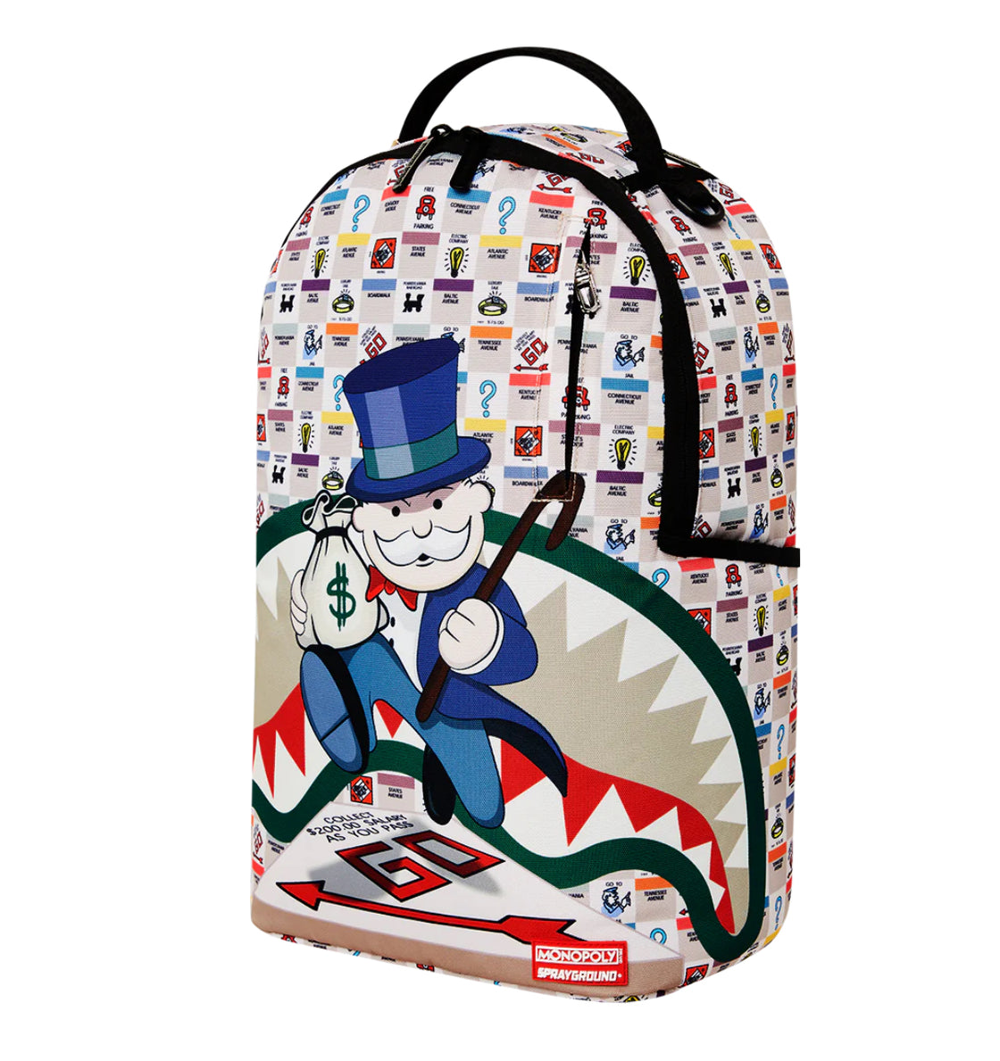 Sprayground Monopoly Gotta Go DLXSR Backpack