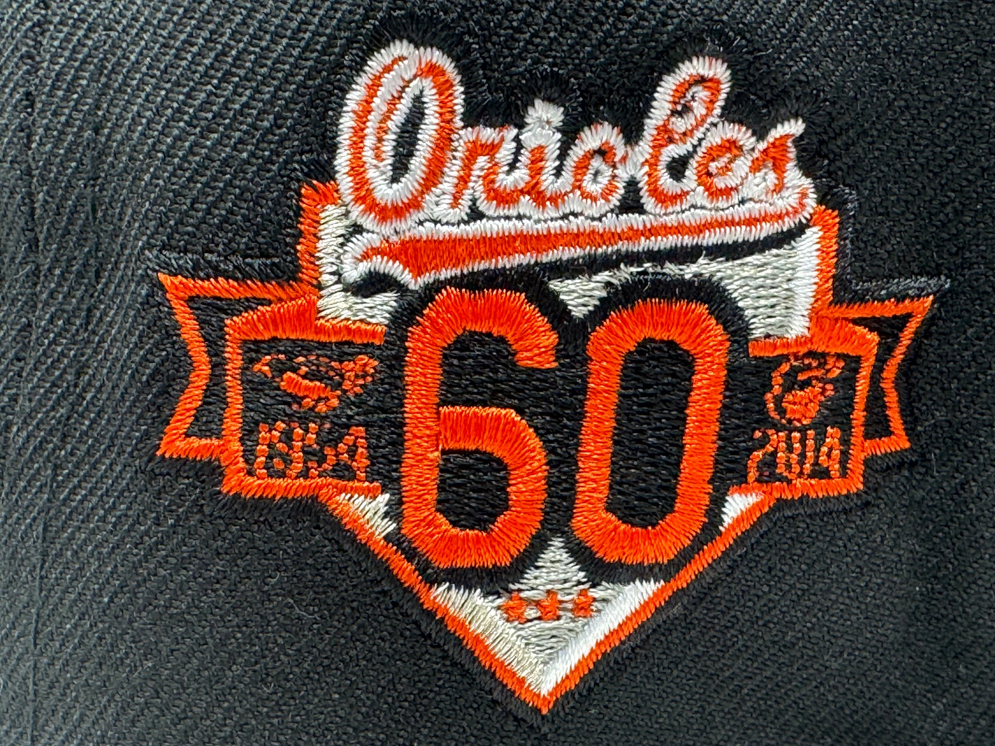Baltimore Orioles 60th Anniversary New Era 9FIFTY Snapback Hat-Black