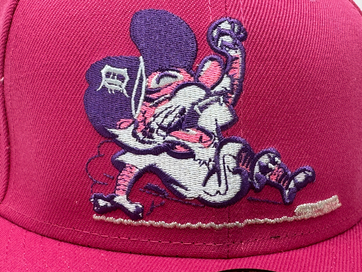 Detroit Tigers 2005 All Star Game Sliding Kitty New Era Fitted Hat-Pink