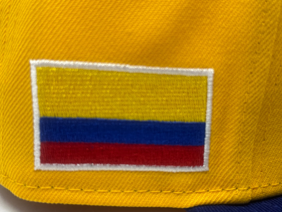 Colombia 2026 World Baseball Classic 59Fifty Fitted Hat-Yellow Royal