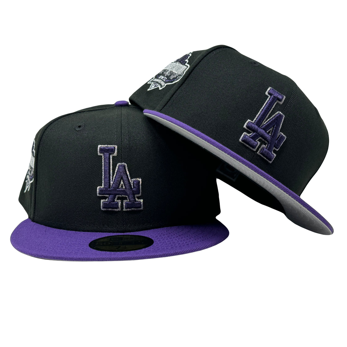 Los Angeles Dodgers 40th Anniversary Eggplant Collection 5950 New Era Fitted Hat