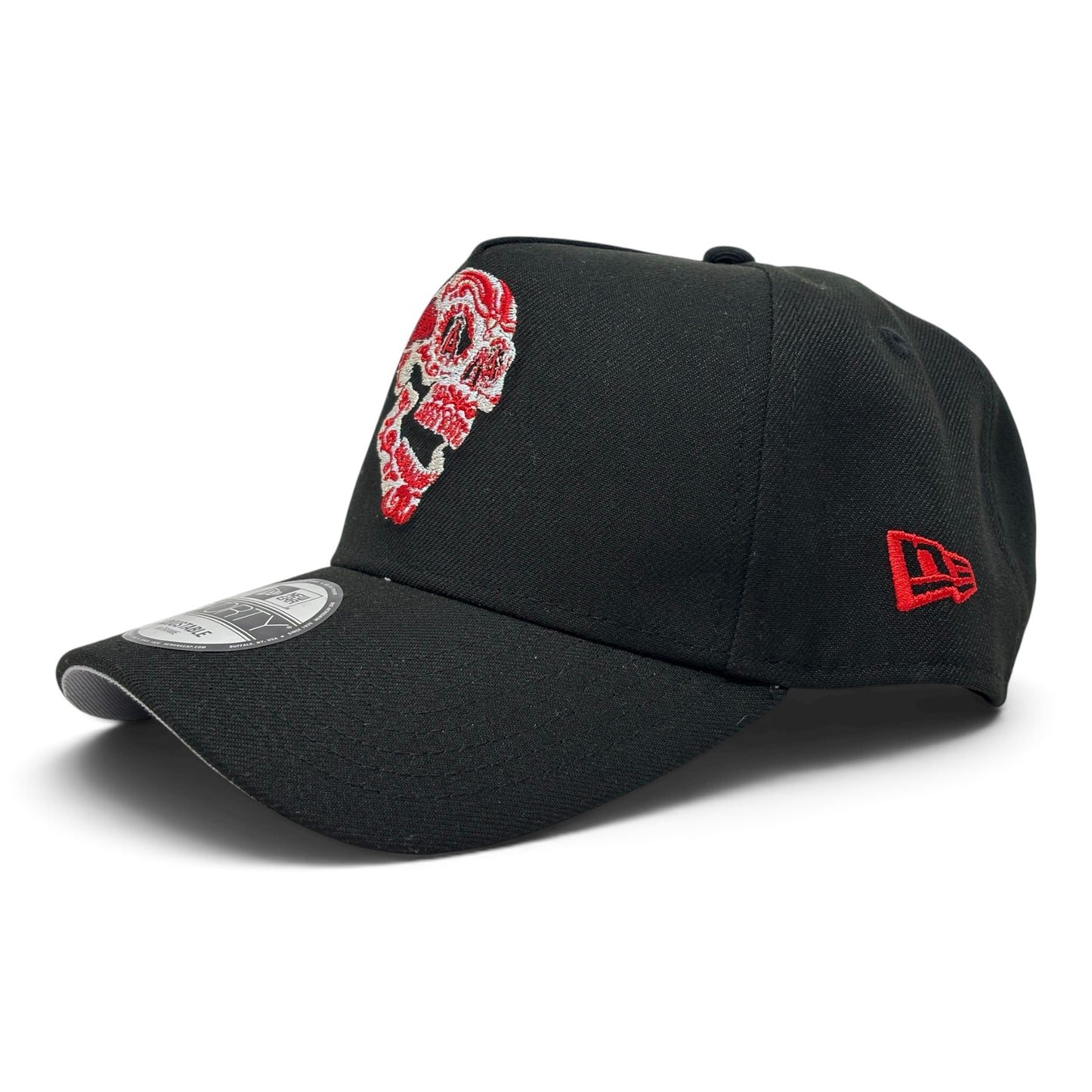 Los Angeles Angels Sugar Skull 9Forty A-Frame Snapback Hat-Black