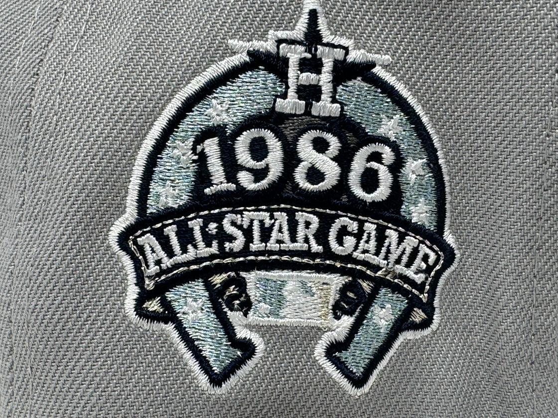 Houston Astros 1986 All Star Game Gray 59Fifty New Era Fitted Hat