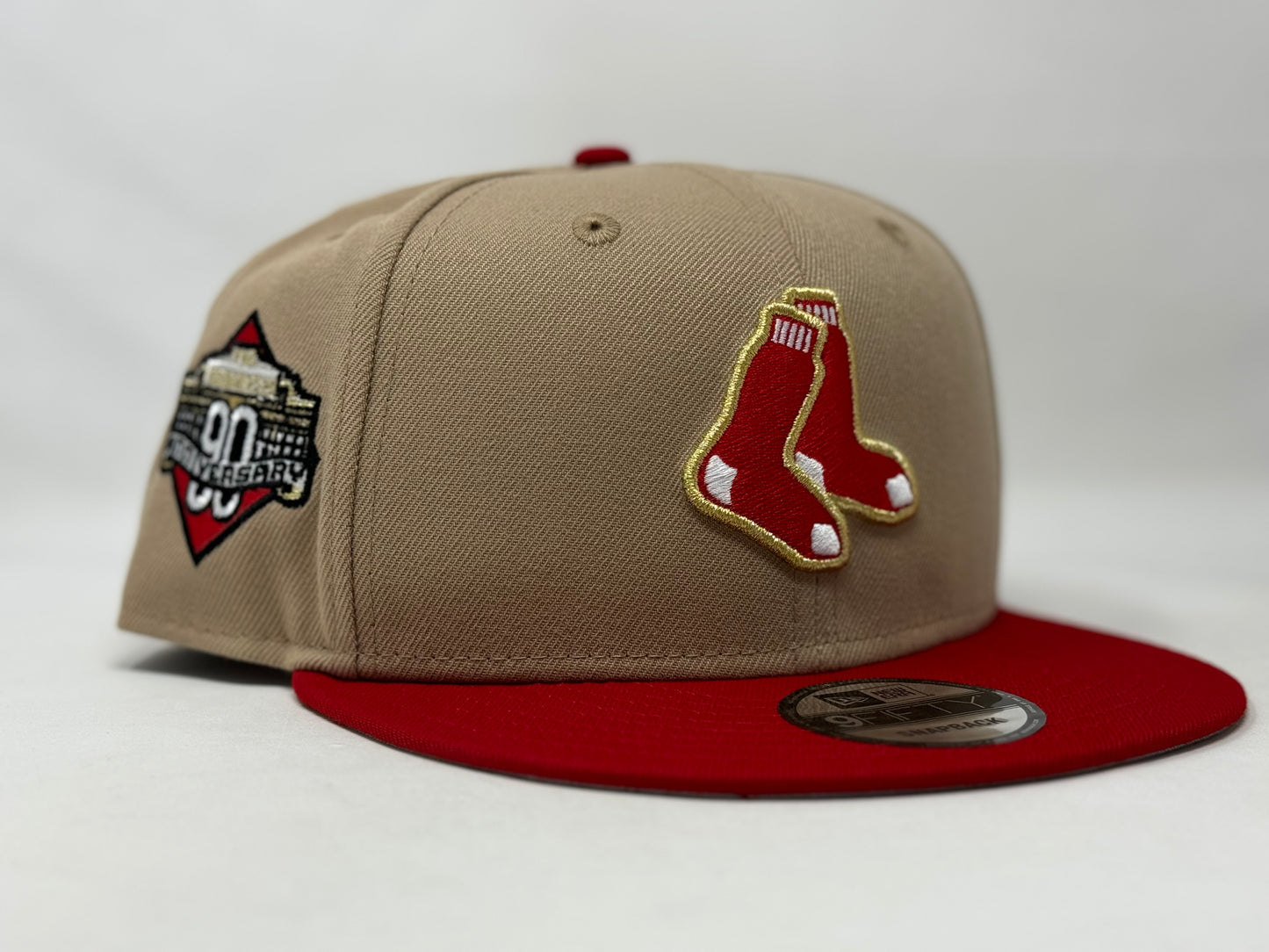 Boston Red Sox 90th Anniversary Camel 9Fifty New Era Snapback Hat