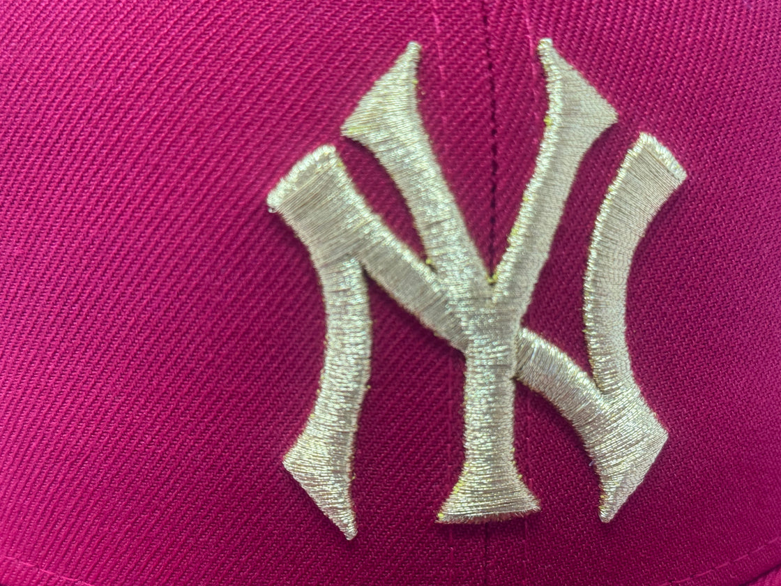 New York Yankees 1962 World Series Fitted Hat-Red