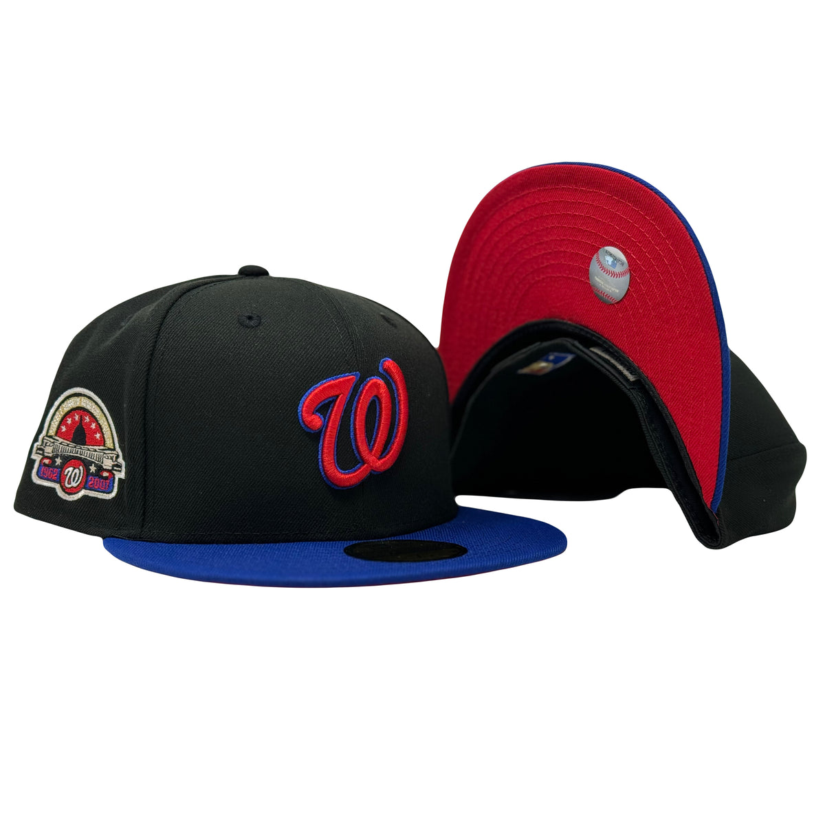 Washington Nationals 45th Anniversary Red Brim New Era Fitted Sports World 165
