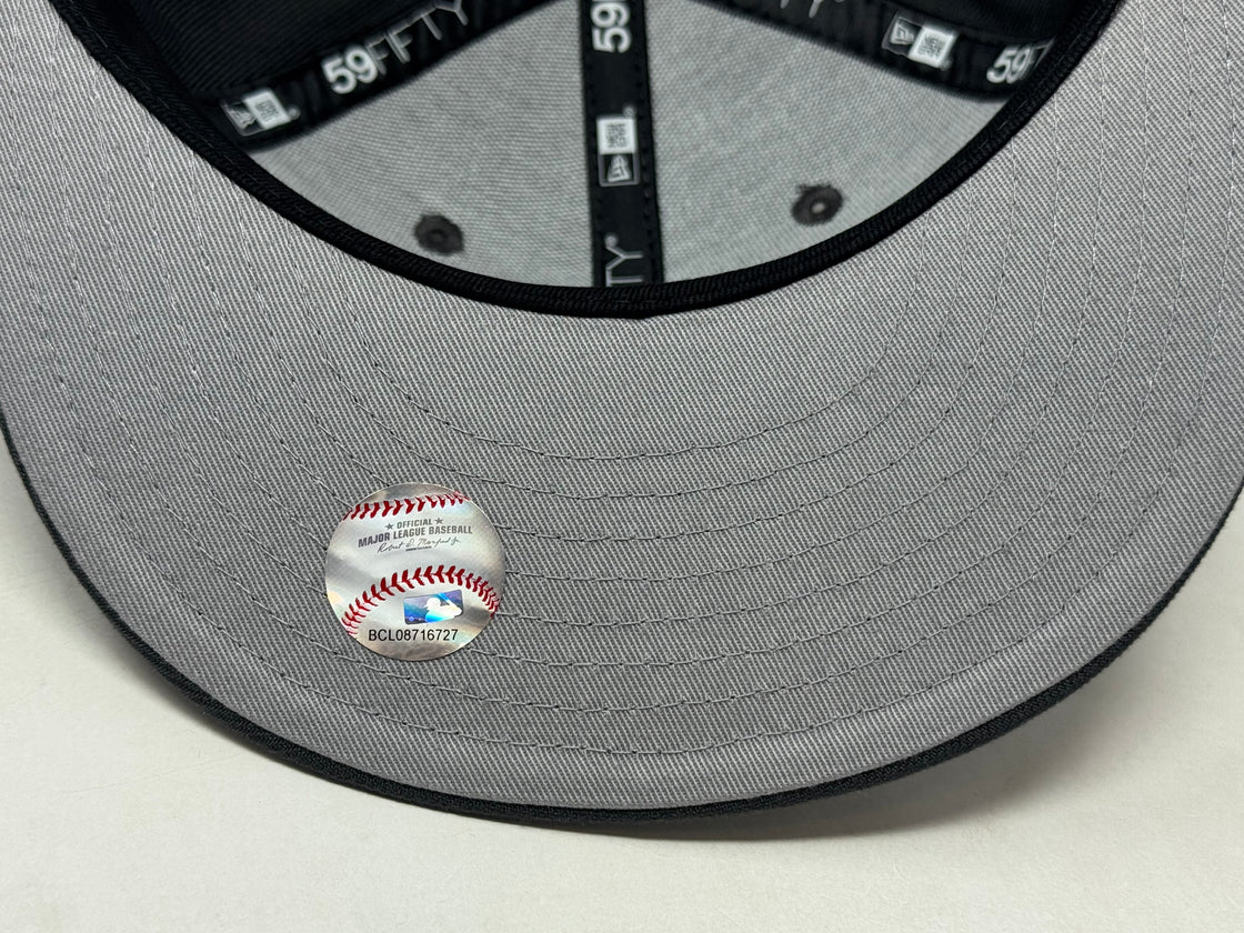 Los Angeles Angels 35th Anniversary Fitted Hat- Dark Gray