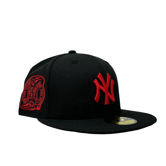 New York Yankees Subway Series Black Gray Brim 5950 New Era Fitted Hat