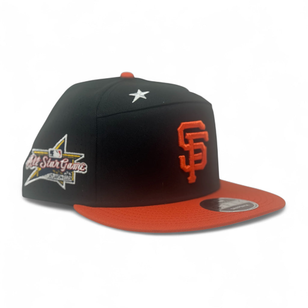 San Francisco Giants 2025 All Star Game Split Panel on Field Snapback Hats