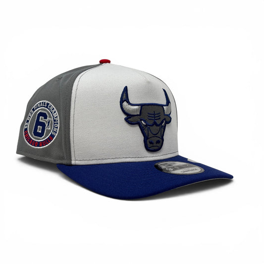 Chicago Bulls 6X Champions 9Fifty A-Frame Snapback Hats