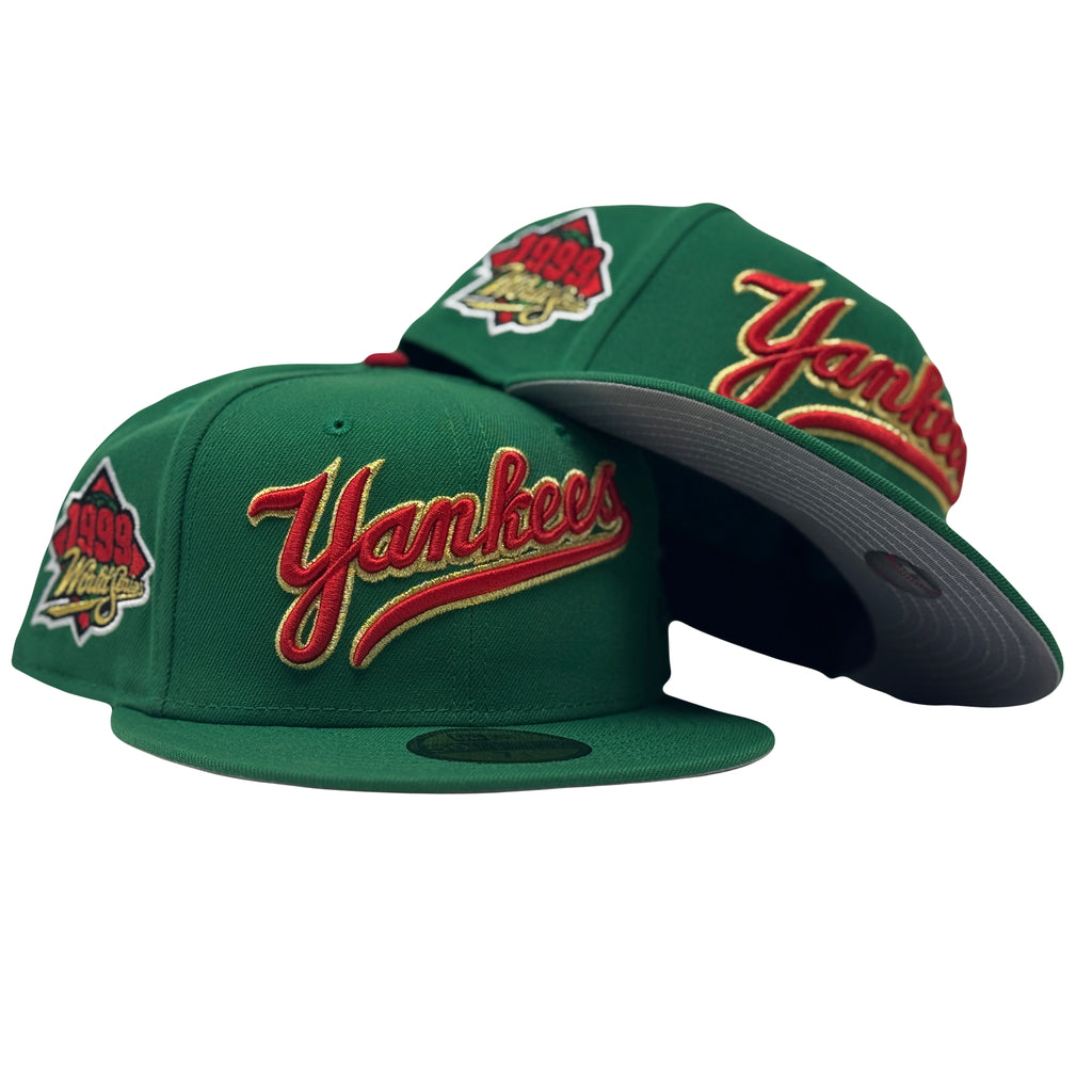 New York Yankees 1999 World Series Xmas Pack Green Fitted Hat