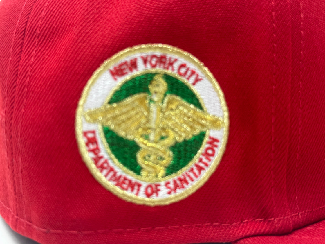 New York Mets Dept. Of Sanitation Fitted Hat-Red