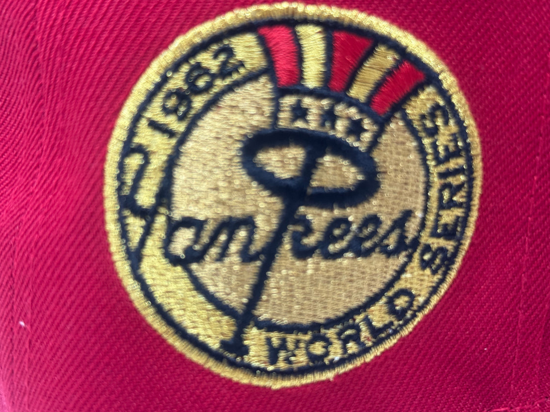 New York Yankees 1962 World Series Fitted Hat-Red