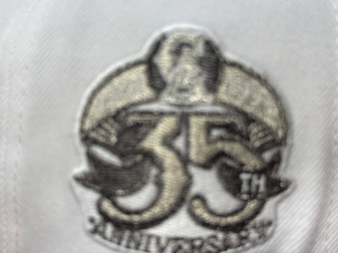 Los Angeles Angels 35th Anniversary Fitted Hats-White Black